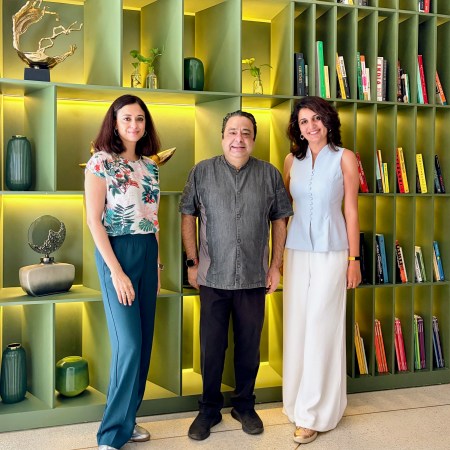 With chef Manish Mehrotra at Nisaba